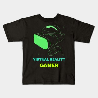 Virtual Reality gamer | VR Headset Kids T-Shirt